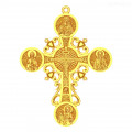 крест из золота серебра